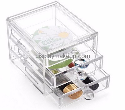 Factory hot selling acrylic make up light box with 3 drawer DMO-046