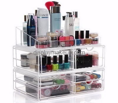 Factory wholesale acrylic mac makeup stand cosmetic organiser 6 drawer acrylic makeup organizer DMO-059