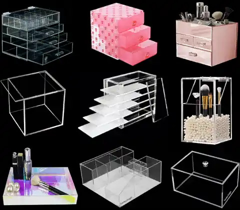 Acrylic Makeup Organizer