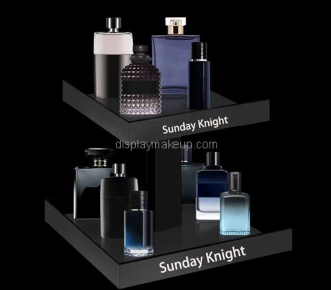 Wholesale custom acrylic 2 tiers perfume display stands