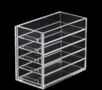 Wholesale custom acrylic cosmetics drawers organizer