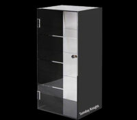 Wholesale custom acrylic lockable makeup display cabinet