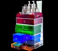 Wholesale custom acrylic makeup drawer organizer