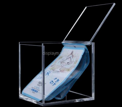 Wholesale custom acrylic anti-dust facial mask storage box