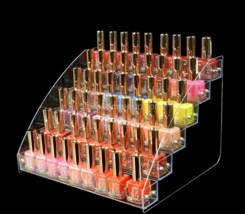 Wholesale custom acrylic 6 tiers nail polish display holder