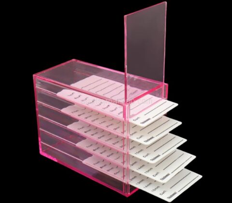 Wholesale custom acrylic 5 layers eyelash storage box